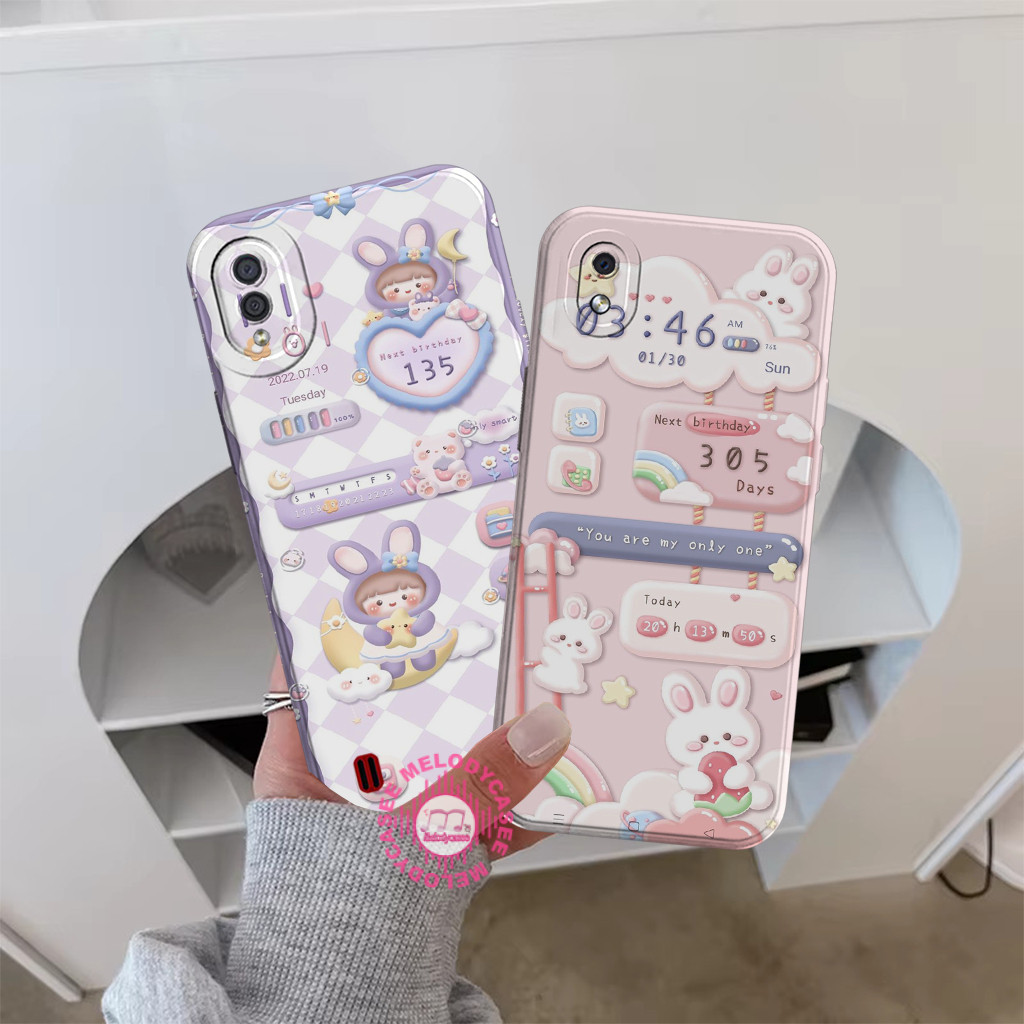 Samsung A01 / A01 Core Karakter Bear - Softcase Ponsel - Case Procamera - Silikon Lentur