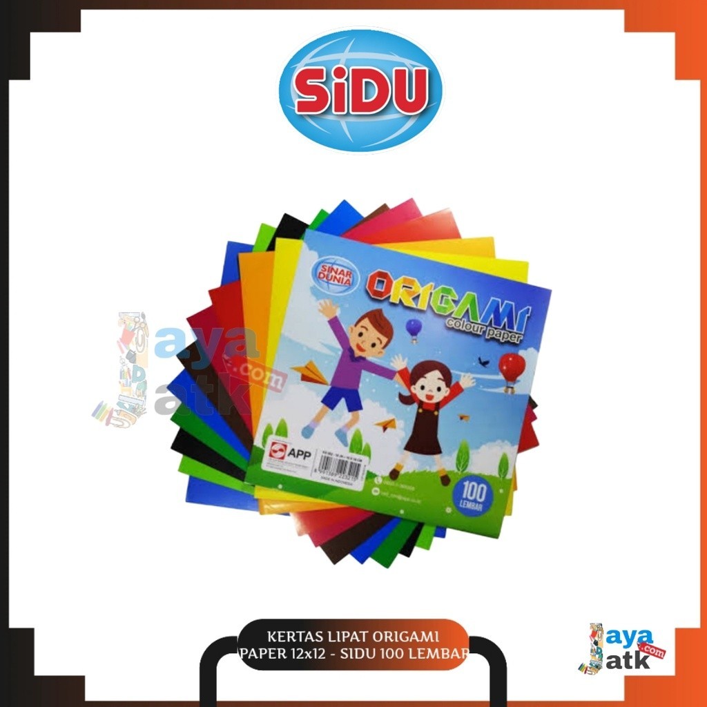 

Kertas Lipat Kerajinan Origami Paper 12x12 100 Lembar - SiDU Sinar Dunia