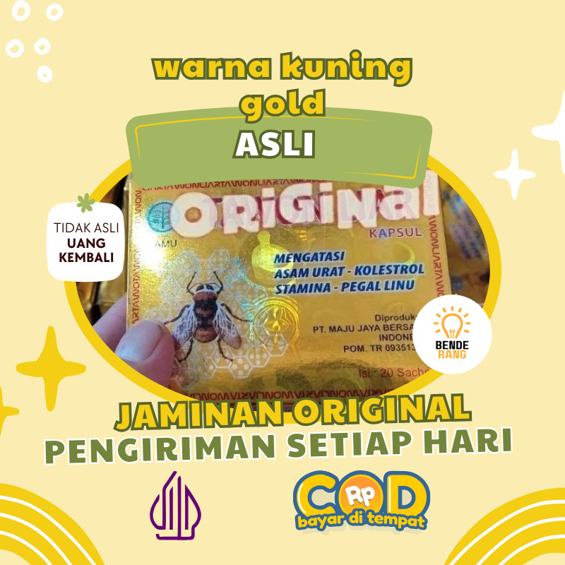 

Nyeri Sendi Terlaris 1kotak tawon (oren) -Liar herbal khasiat Asam Urat