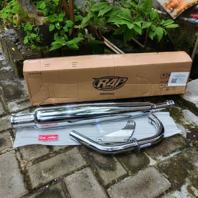 Knalpot Cb 100 Cb125 RAP Muffler Original Knalpot Corbi CORBI RAP MUFFLER ORIGINAL Spek Up 200cc CB 