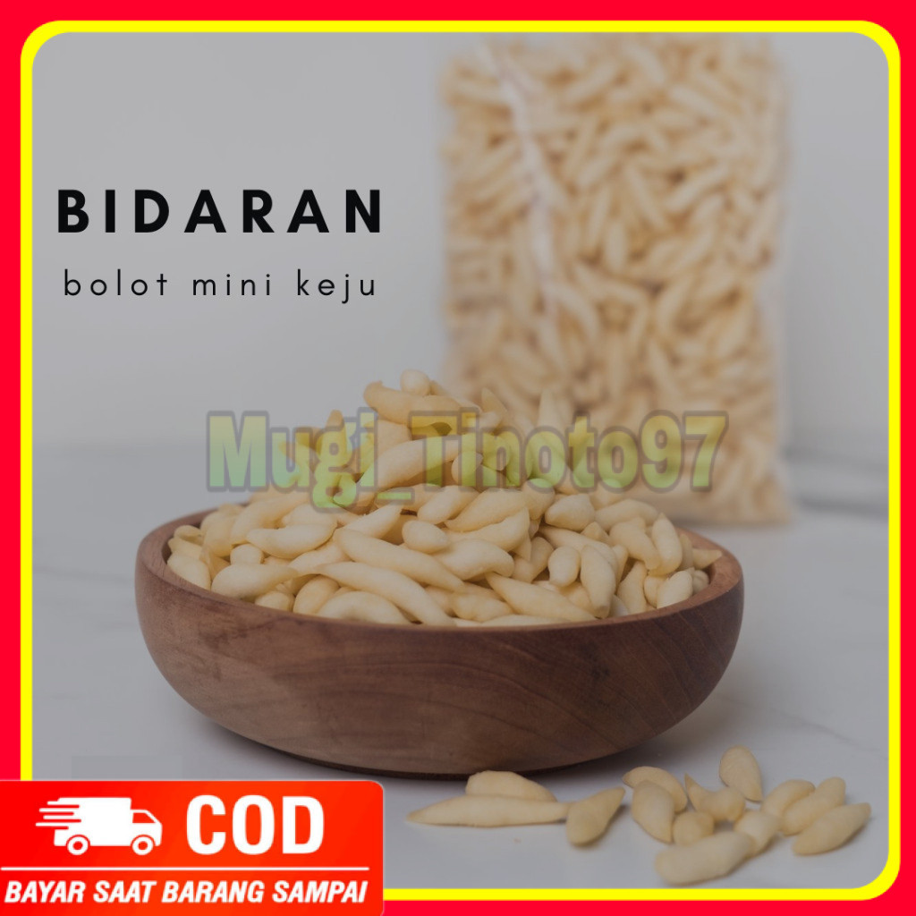 

Bidaran Keju Mini / Bolot Keju Mini Anak / Telur Gabus Keju 1 KILOGRAM