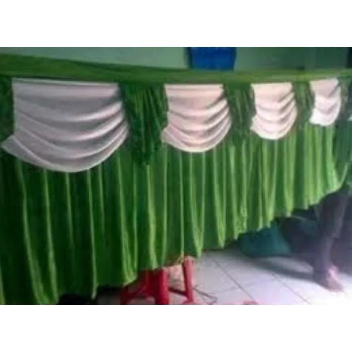 rempel meja panjang 6m.tinggi 80cm