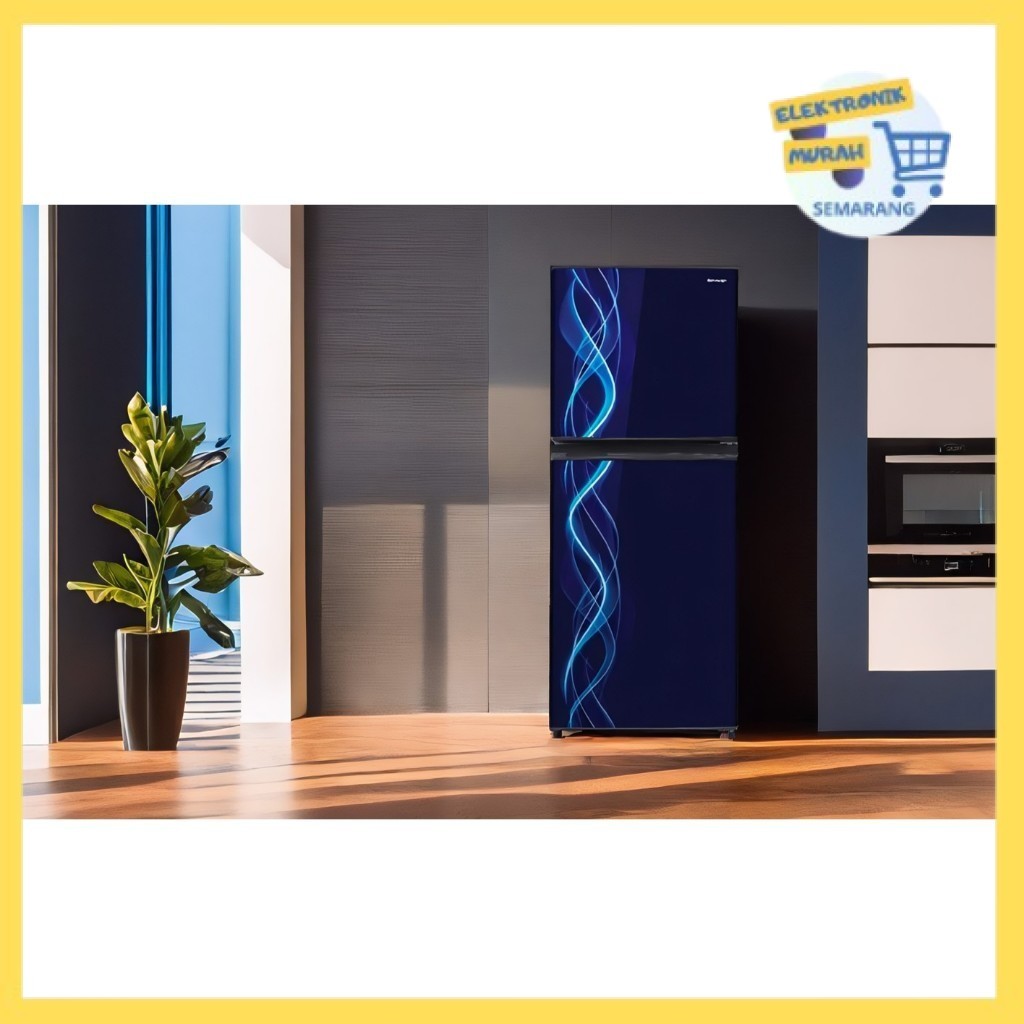 Kulkas SHARP SJ-197ND VP/VB 2 Pintu SJ197ND / SJ-197-ND [EMS]