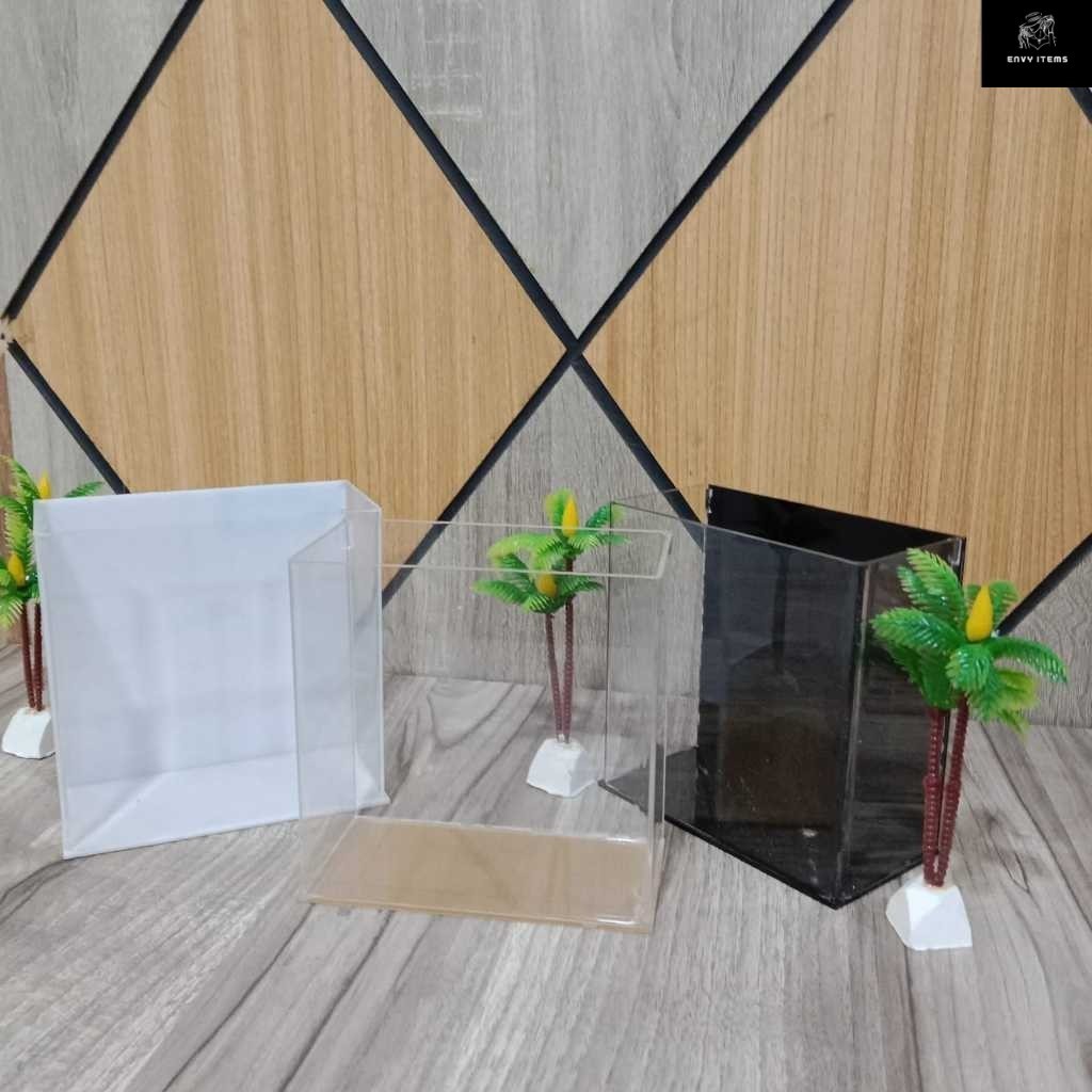 Soliter Akrilik 10 X 5 X 12  Bening / Soliter cupang / soliter selfi / soliter murah