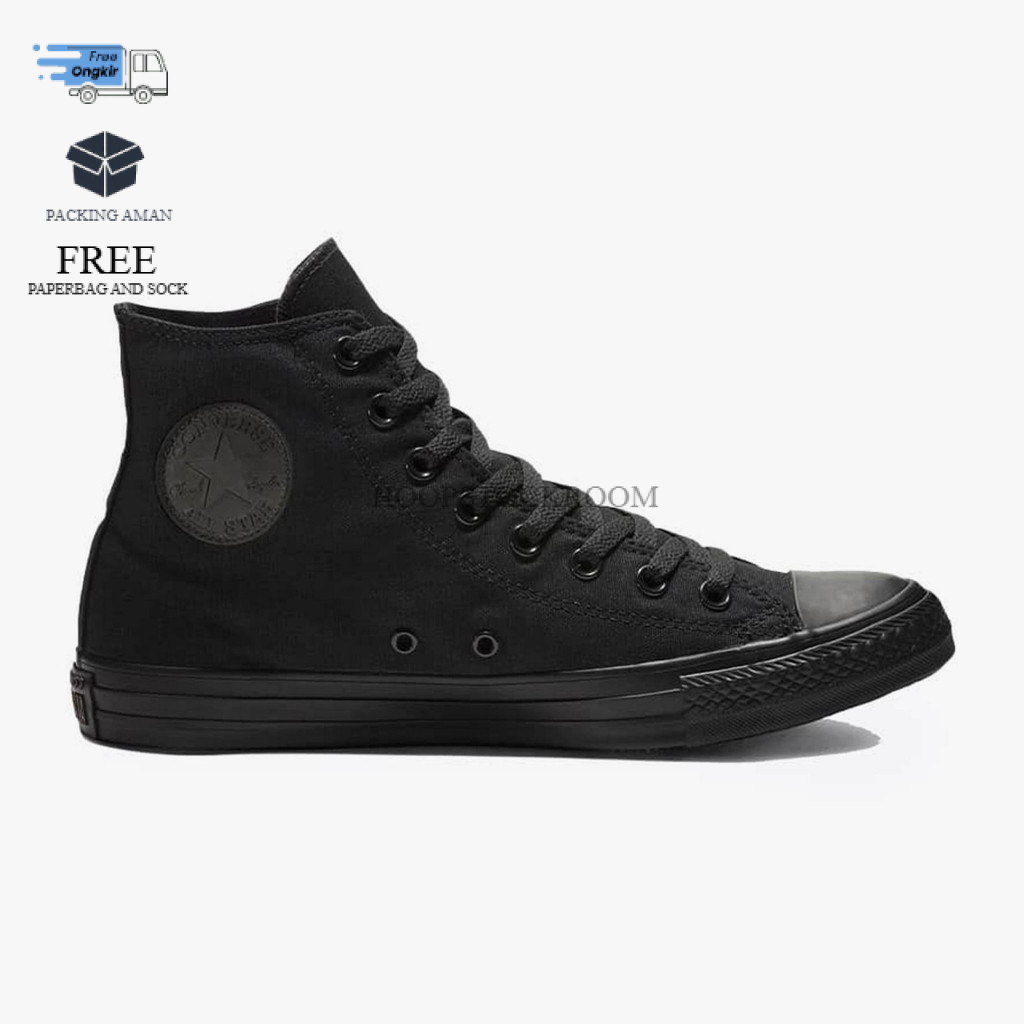 Converse Chuck Taylor All Star Classic Hi All Black Original