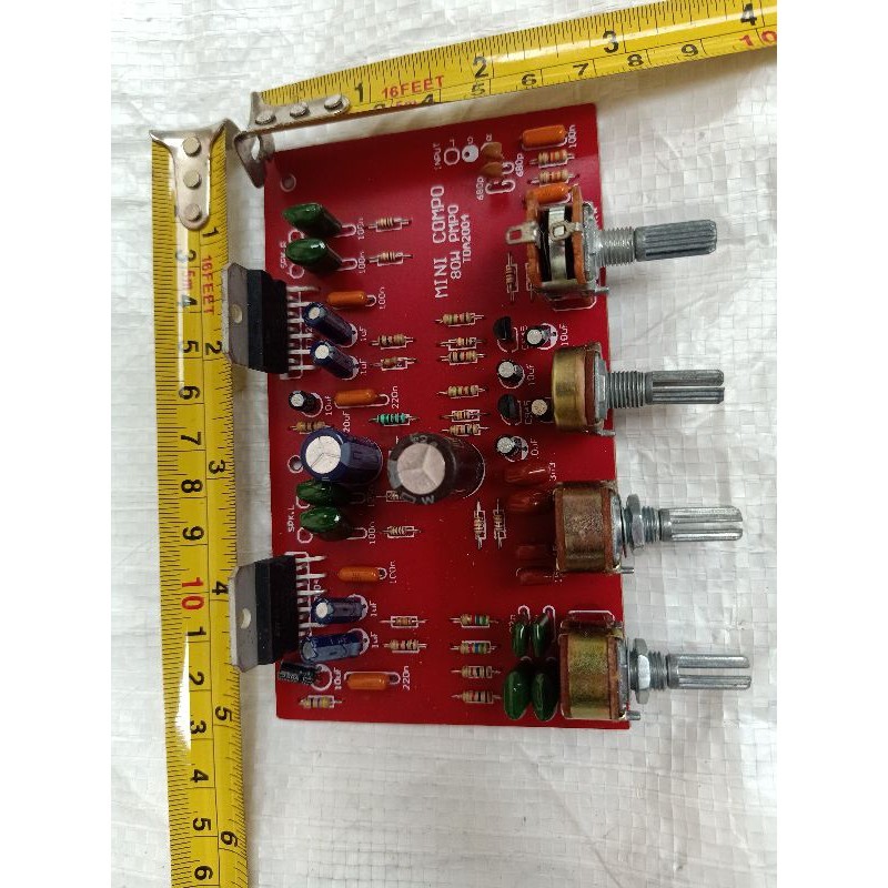 kit driver power mini 80 watt stereo musica ic tda 2005 kit power amplifier ampli rakitan