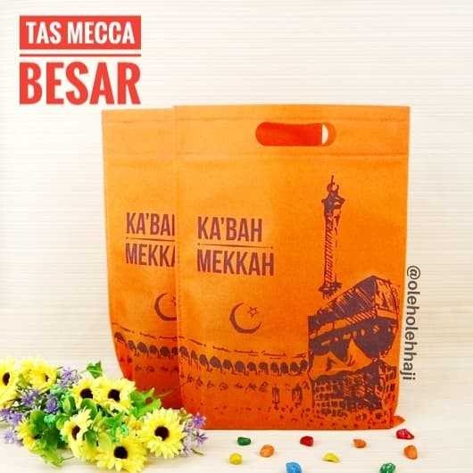 

Tas Haji Kain Mecca Isi 12 pcs/Tas Souveni Haji Umroh/Paper Bag