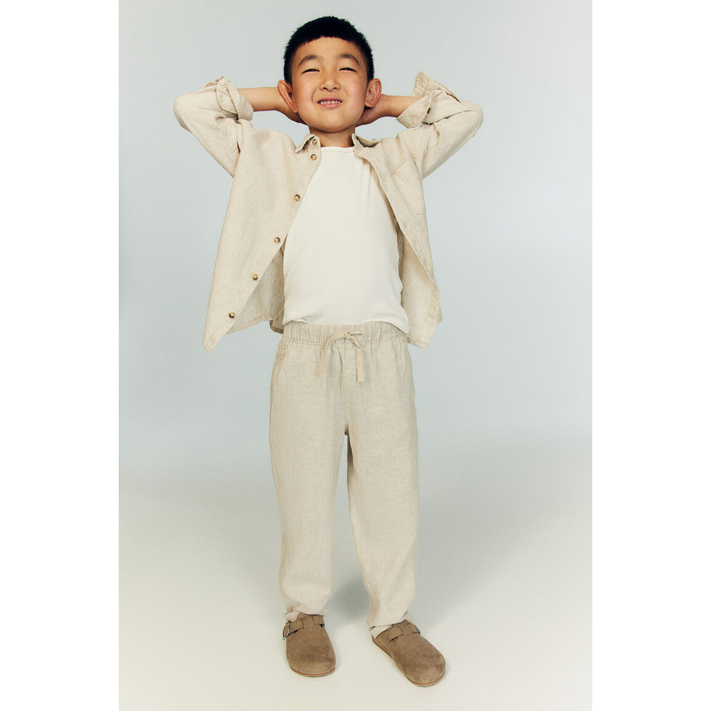 H&M Anak Laki-Laki Kemeja Berbahan Linen