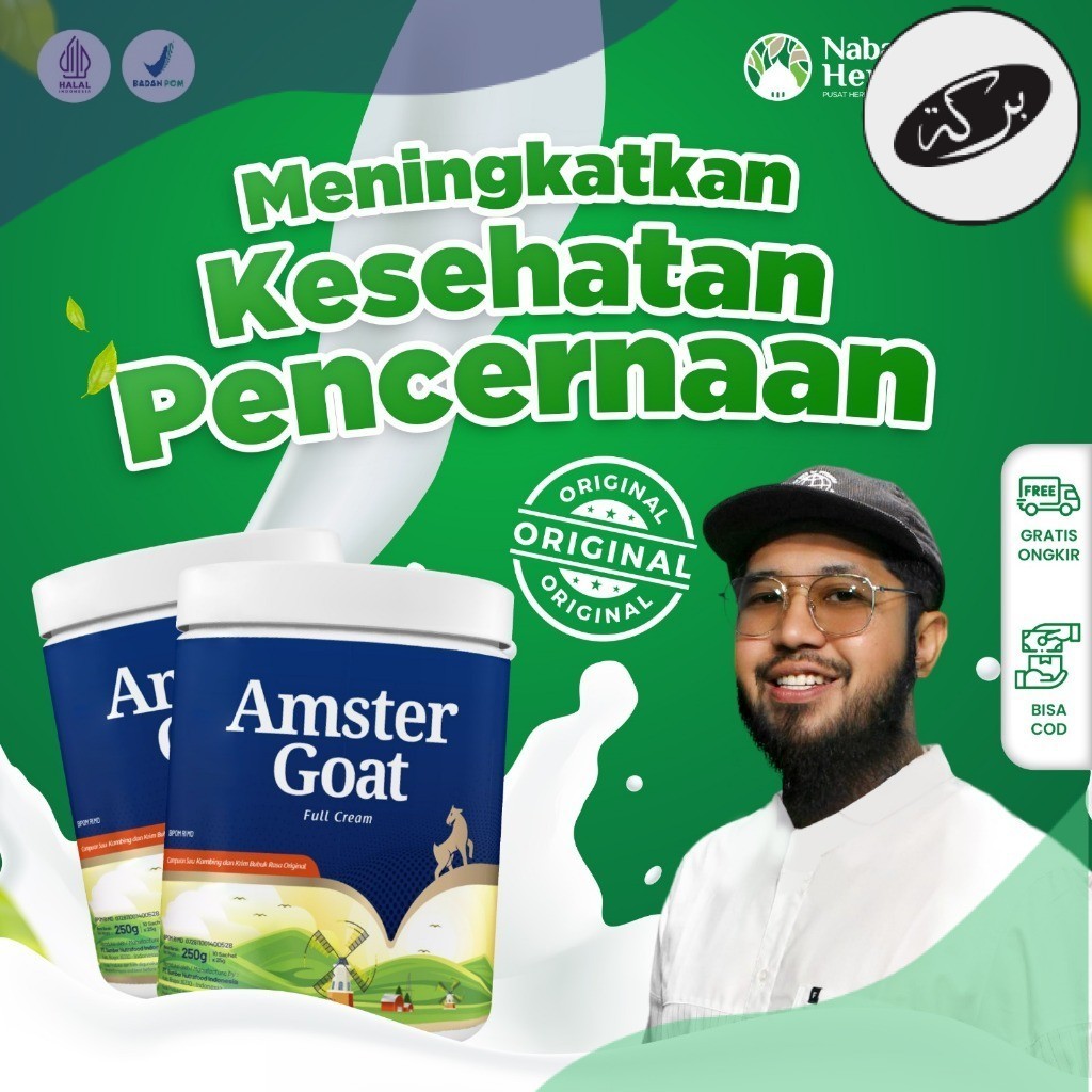 

HDN AmsterGoat Susu Kambing Bubuk Original 250gr