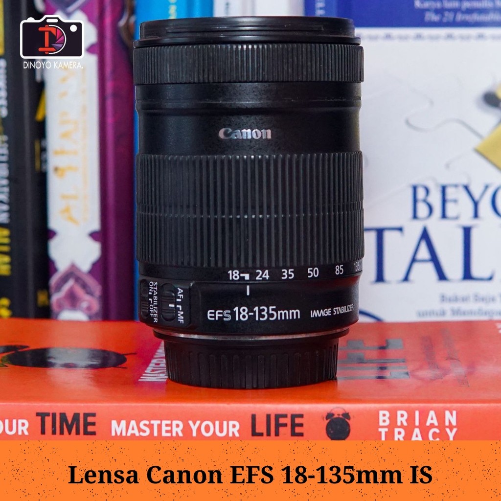Lensa Canon 18 135mm IS Kondisi Second Baik