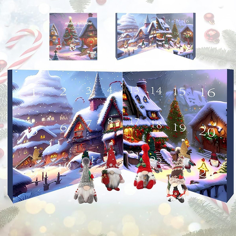 

2024 Christmas Gnome Advent Calendar Christmas Advent Calendar 31 Day Christmas Advent Calendar With Collectible Gnome Dolls