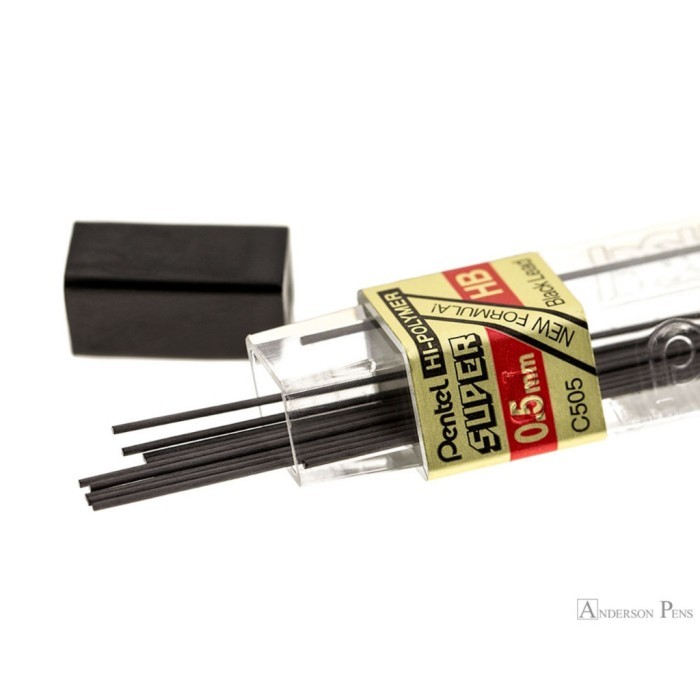 

Isi Pensil Mekanik Pentel C505 HI-Polymer Super Lead 0.5 mm 2B / 3B / 4B / HB / B Refill Pencil – jual 1 Tube 12 Leads - HB