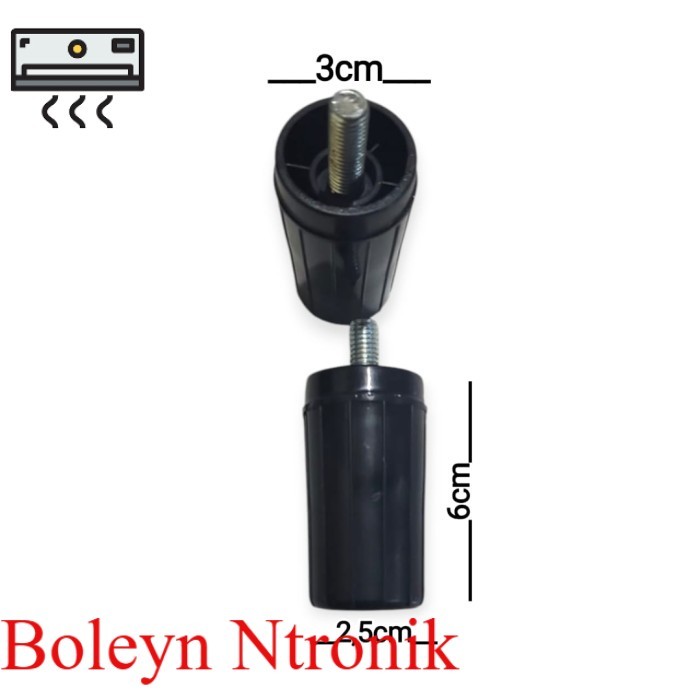 kaki dudukan kulkas sharp refrigerator stand legs polyteron