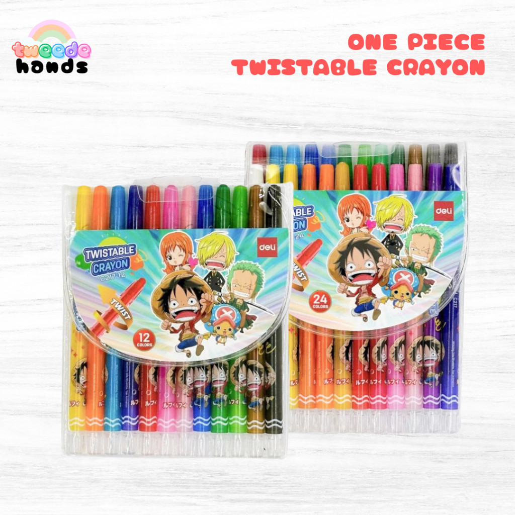 

Deli Twistable Crayon One Piece Edition C217-12 / C217-24