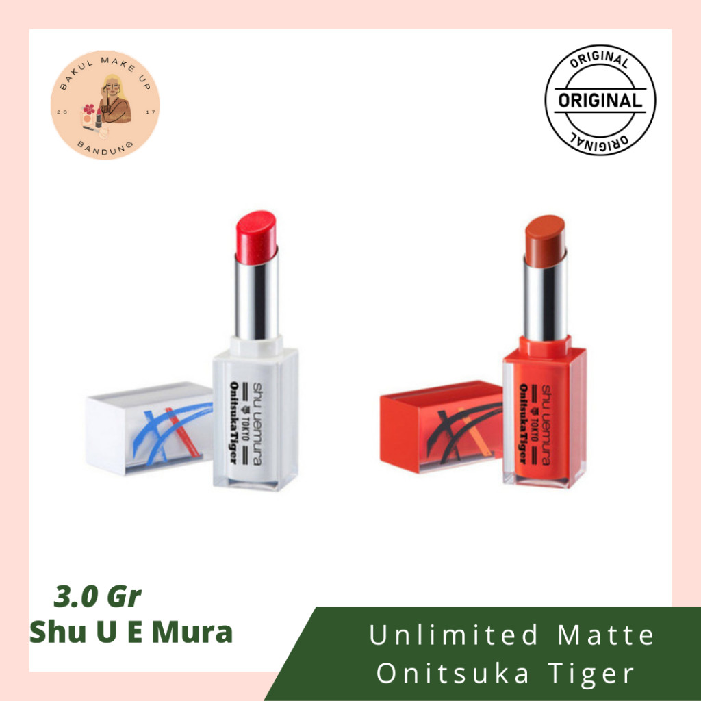 Lipstick Shu Uemura Rouge Unlimited Matte Onitsuka Tiger (Limited Edition) Original Exp 2027 Lipstik