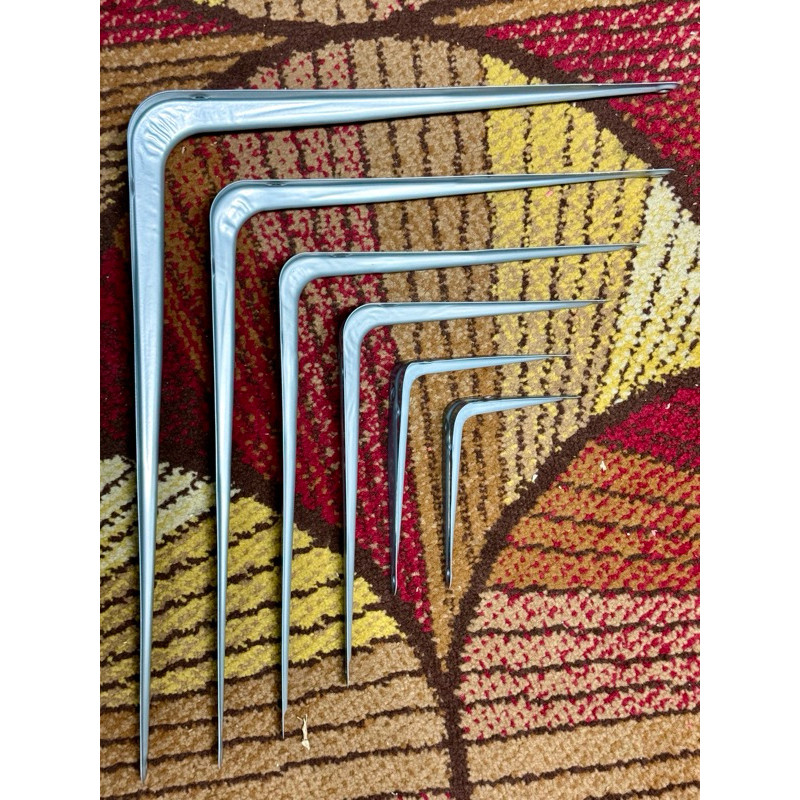 C. Siku Rak 4x5 / Siku Penyangga Rak Dinding Besi / Siku Dinding / Siku Ambalan / Siku Besi