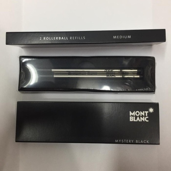 

Isi Pulpen Refill Montblanc Original Rollerball Black