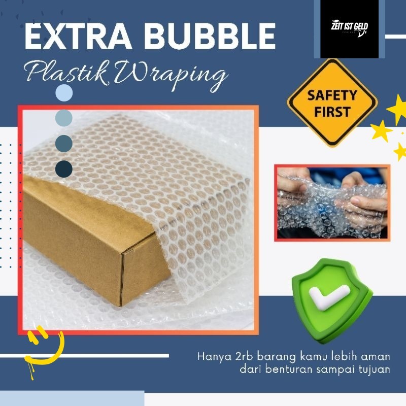 

Extra Bubble Wrap Aman Dari Benturan dan Selamat Sampai Tujuan