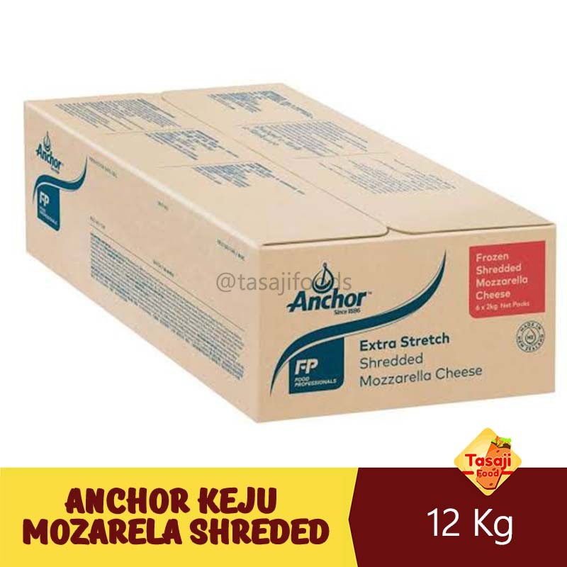 

Anchor Keju Mozzarella Shredded Extra Stretch 12 KG