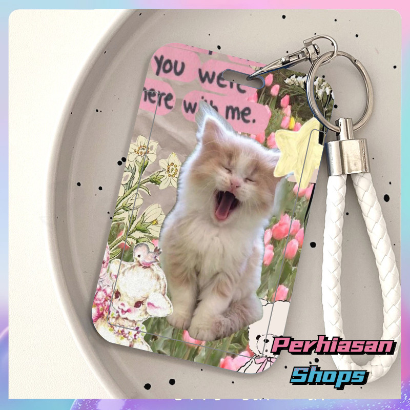 

ID CARD HOLDER MOTIF KAWAII TEMPAT KARTU PHOTOCARD PHOTO CARD Dilengkapi Dengan Tali Tangan Berkualitas Tinggi Mendukung Diskon Untuk Pembelian Grosir,Kucing taman yang menguap