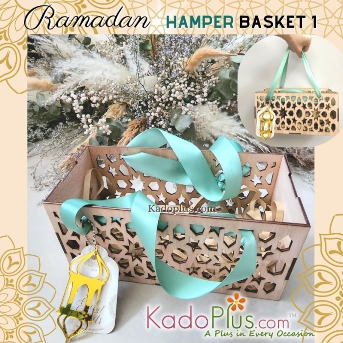 

PL Box Hampers Lebaran Box Kayu Laser Cut Basket 1