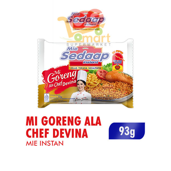 

Sedaap Mie Instan Goreng Ala Chef Bag 93 gr
