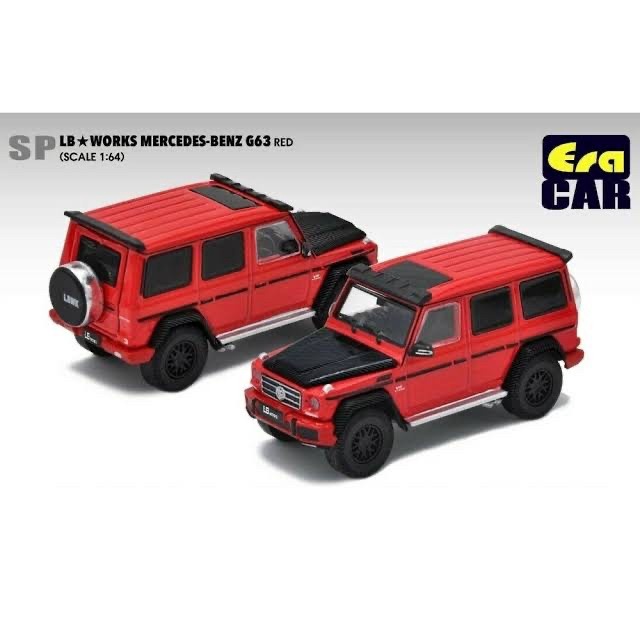TOY27 Era Car LB Works Mercedes Benz G63 Red
