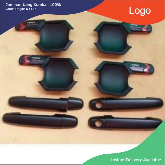 paket outer cover handle pintu hitam doff Toyota Vios  Little