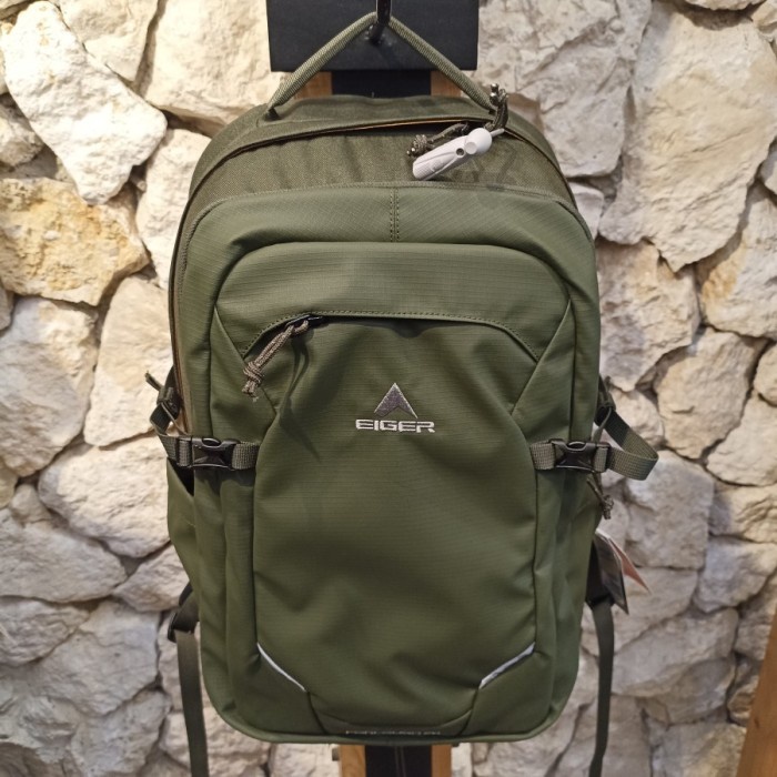 Tas Ransel Eiger FORLOUGH 20 Bag Olive 91000 7710 Original Cowok Bdg - Olive