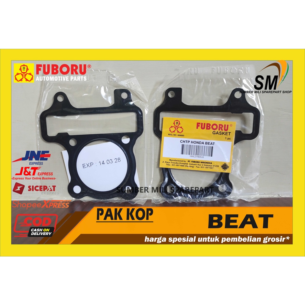 PAKING KOP /HEAD BEAT KARBU FUBORU