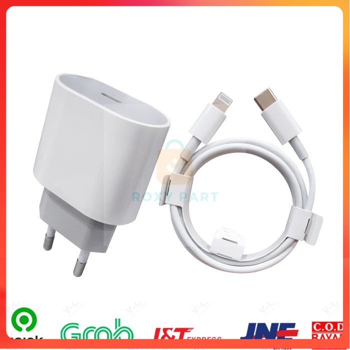 A1692 - CHARGER CASAN HP IPHONE X 11 12 13 + KABEL ORIGINAL JunDW