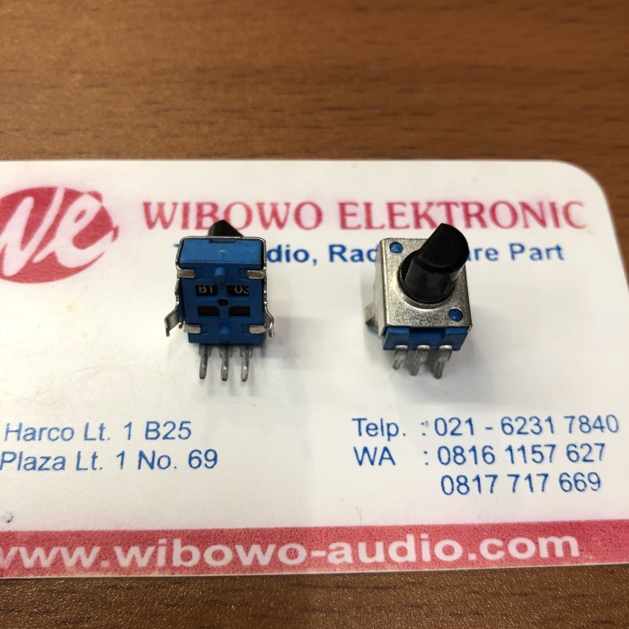 Potensio mono 10k kecil biru 103 potensio meter WB27