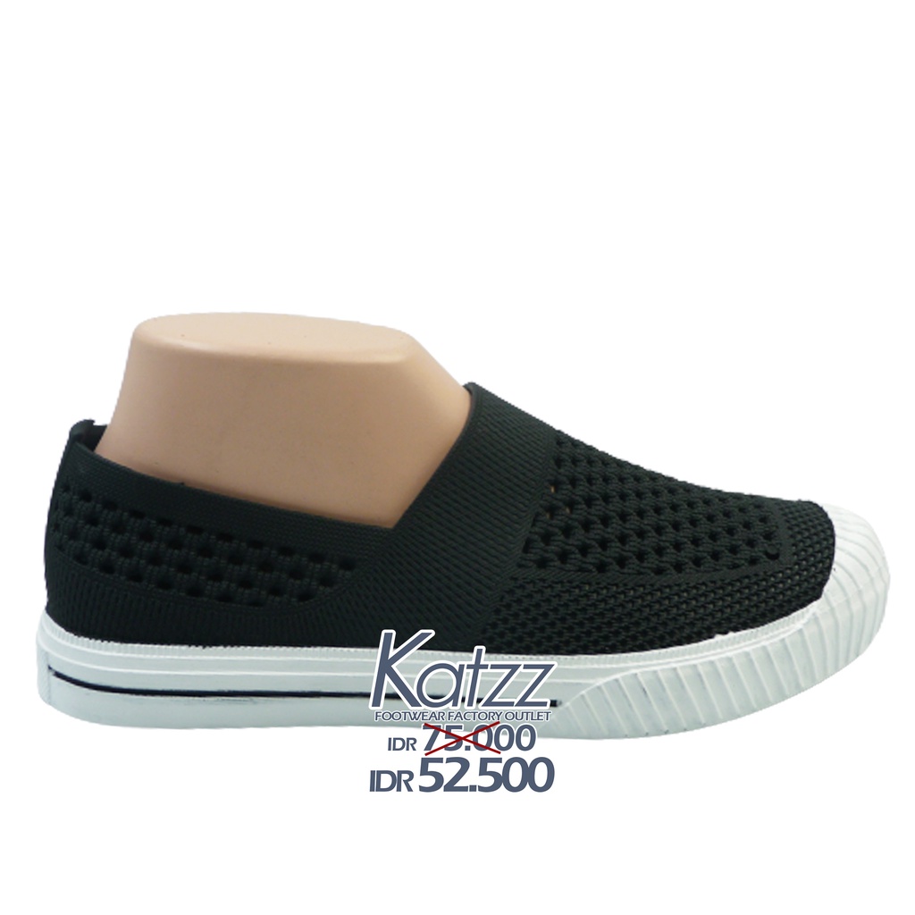 Katzz - Sepatu Terbaik Untuk Musim Hujan Uk 37 - 40 / Sepatu Wanita Warna Hitam Dengan Bahan Elastis / Sepatu Karet Yang Ramah Lingkungan / [ Katzz ATT AGC 503 ]