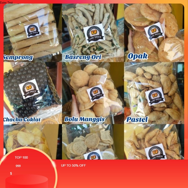 

Aneka snack serba 10.000