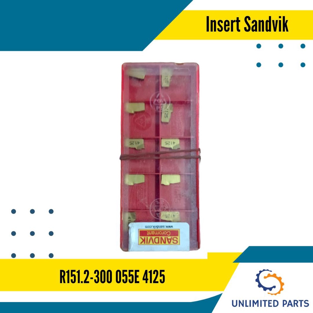 Insert Milling Sandvik Original R151.2-300 055E 4125 Carbide Insert