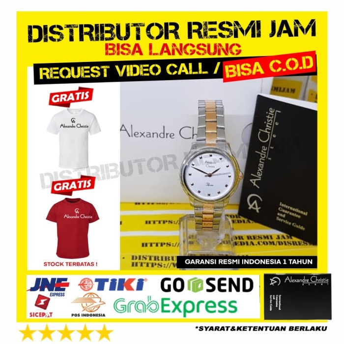 JAM ALEXANDRE CHRISTIE 2835 LH AC2835 AC2835LH GARANSI RESMI 12 BULAN