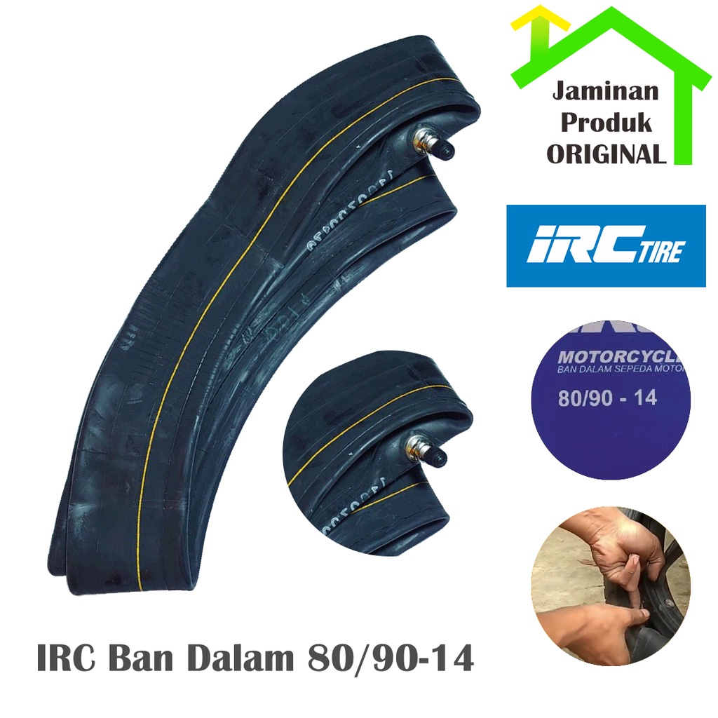 IRC Ban Dalam 80/90-14 Inner Tube Motor Matic Ring14 Universal
