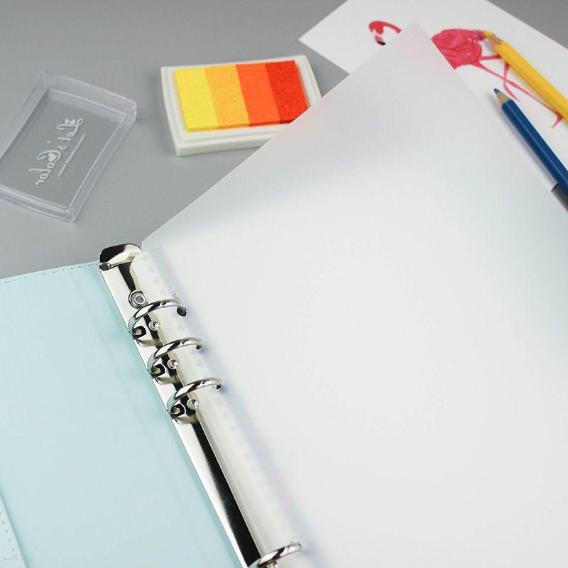 

1A. Index 6 Ring Binder Plastik A5 A6 thehanscorner]