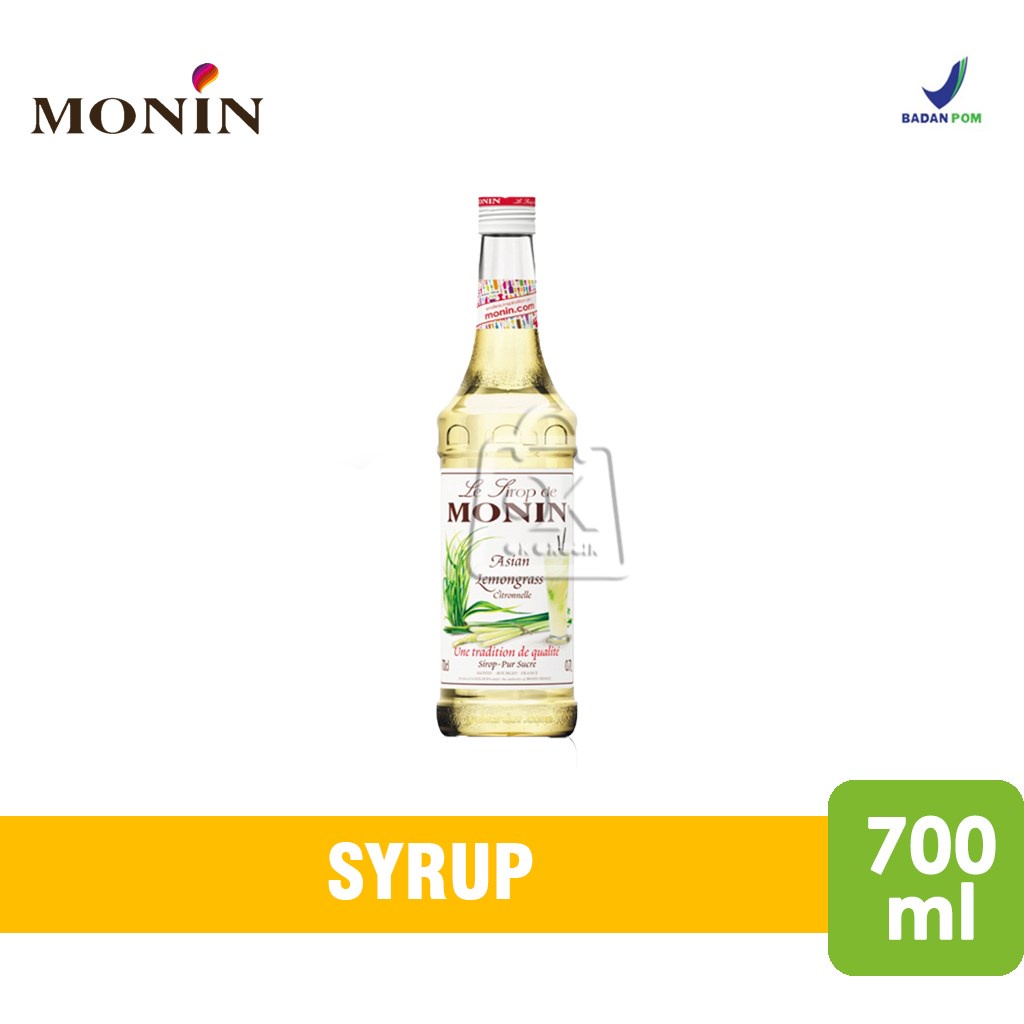 

Sirup Monin Asian Lemongrass / Syrup Asian Lemongrass (Botol 700ml)