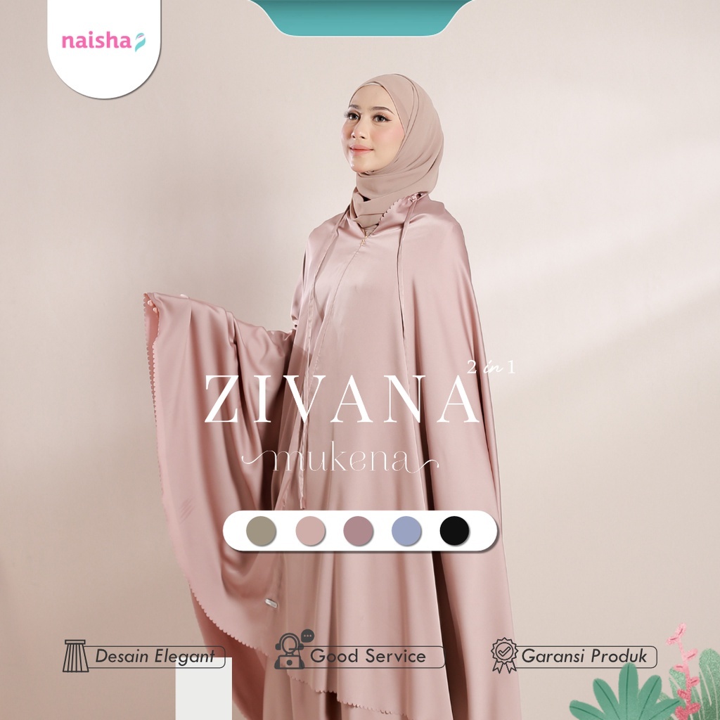 NAISHA OFFICIAL - Zivana Mukenah | Mukena Silk Mewah