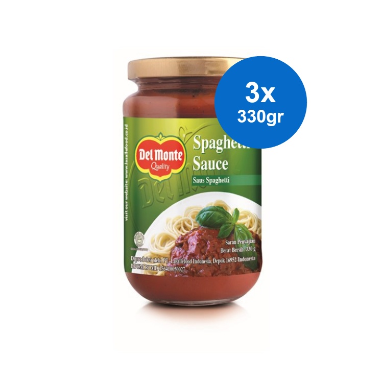 

Delmonte Saus Spaghetti 3 x 330 gr