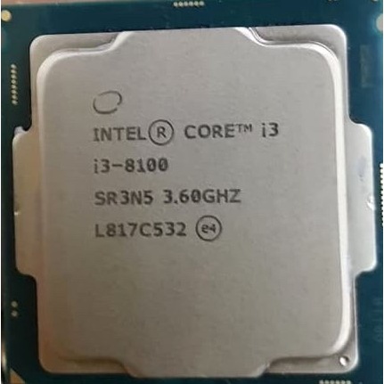 PROCE / PROCESSOR INTEL CORE I3 8100 / I3-8100 SOCKET 1151
