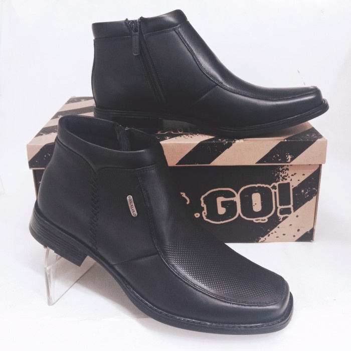 sepatu boot kulit pria PAKALOLO N71971 original by pakalolo