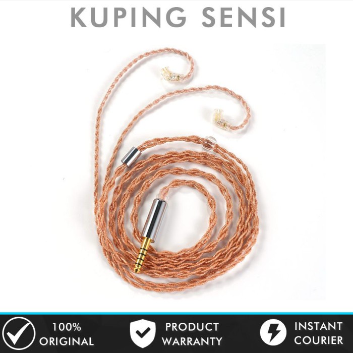 XINHS 4 Core Alloy Copper Earphone IEM Upgrade Cable Kabel IEM