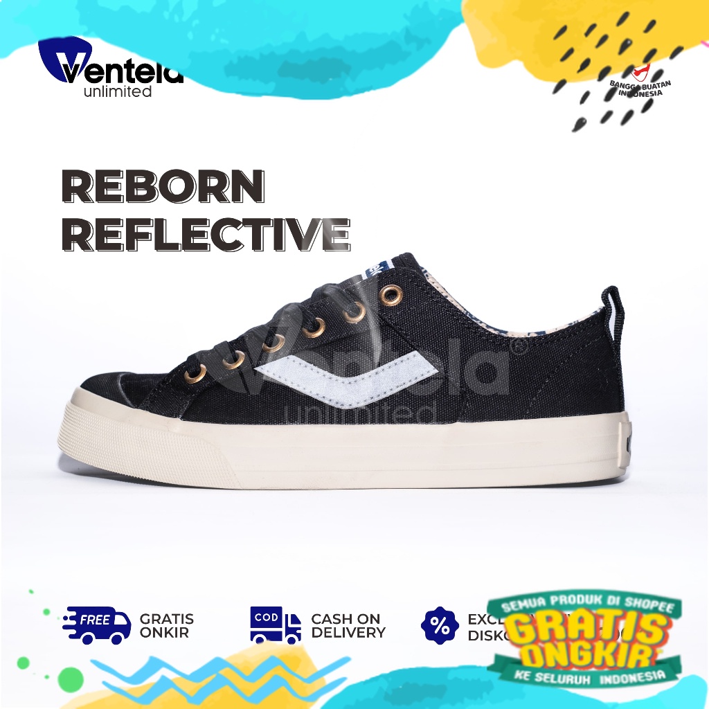 Ventela Reborn Mirip Evil X Papa Gading All Is Well Sepatu Vantela Ventella Original Sneakers Low/ H