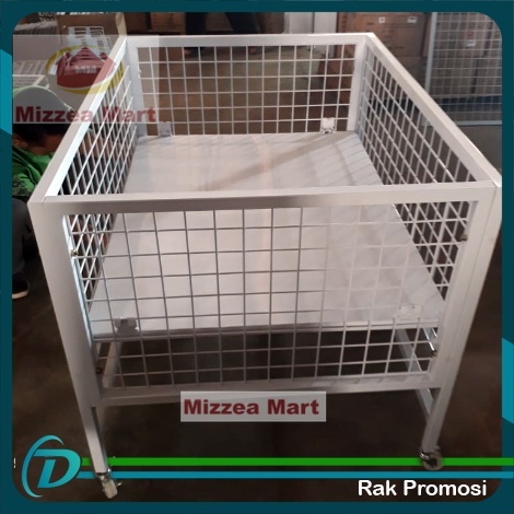 Mizzea Mart Rak Obral Wiremesh - Rak Promosi - Meja Obral - Meja Promo