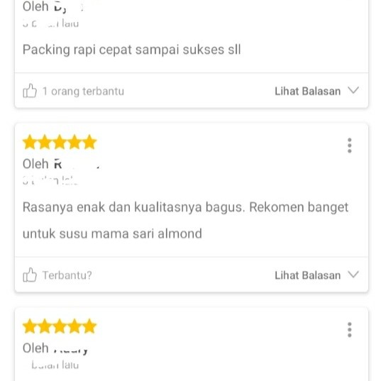 

✨PROMO✨ -Mama Health susu SARI ALMOND PREMIUM bubuk murni alamon gluten free