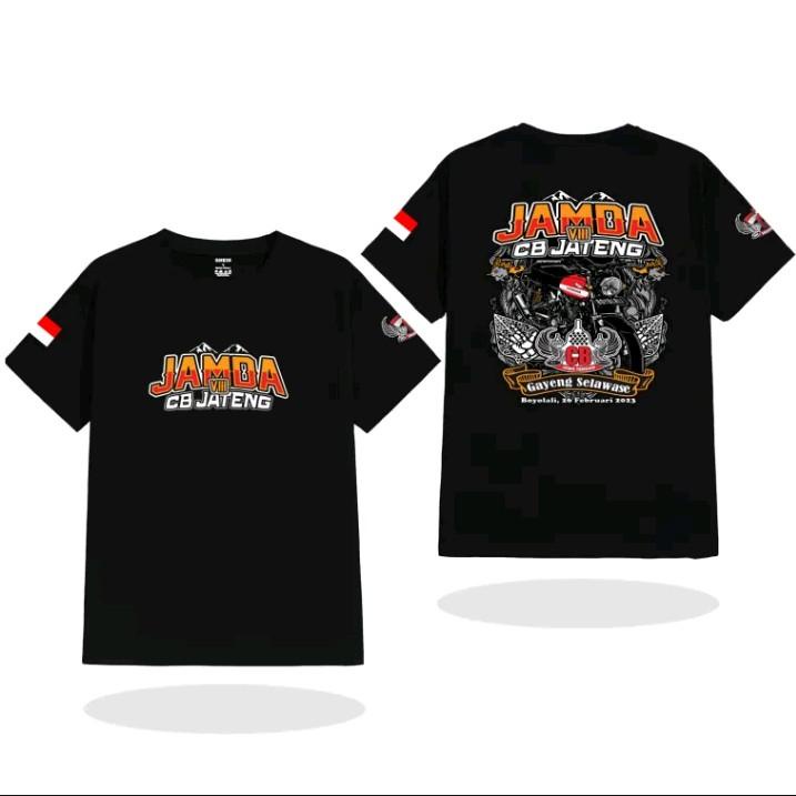 KAOS JAMDA CB JATENG VIII / KAOS ACARA CB / CB POLICE JATENG JATIM / PENAK NYEBE RACING HEREX / KAOS