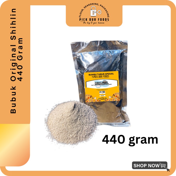 

NEW Promo Best Seller Bubuk Original Shihlin / salt and paper / bumbu salt and paper 440gr