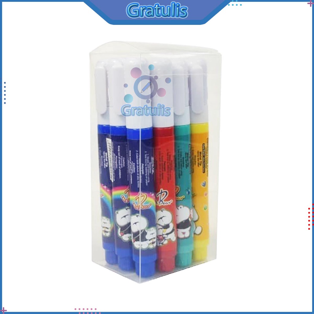 

TIP X CAIR JOYKO CF-P18 IB [1 PACK] / CAIRAN KOREKSI / TIPE X / TIP EX / PENGHAPUS / ALAT TULIS / CORRECTION TAPE / TIPEX 1 PAK / TIPEX KERTAS / TIP X 1 BOX / PERALATAN SEKOLAH / TYPE EX / CORRECTION FLUID